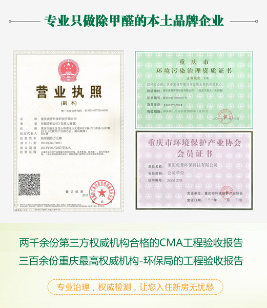 重庆专业除甲醛公司 重庆专业除甲醛公司
